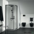 Заоблена душ кабина 80x80cm Ideal Standart Connect 2 K9250ЕО
