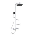 Душ система със стенен смесител,ръчен душ и пита, сребриста, IDEAL STANDARD CERAFLOW ALU+ BD584SI