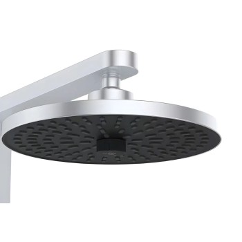 Душ система със стенен смесител,ръчен душ и пита, сребриста, IDEAL STANDARD CERAFLOW ALU+ BD584SI
