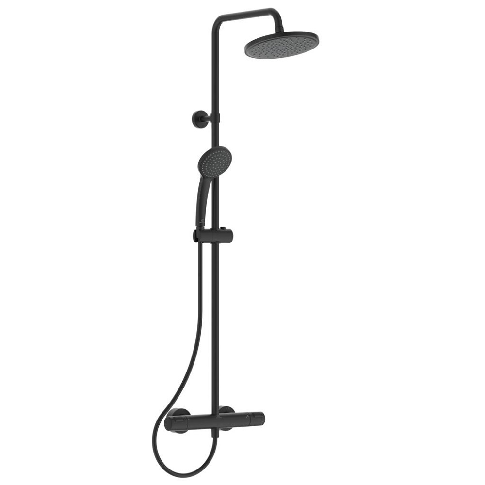Душ система Ceratherm T25 с термостатен стенен смесител за душ, Ideal Standart, A7545XG