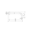 Рамо за монтаж към стена 400 mm, цвят розе IDEALRAIN SOFT B9445RO