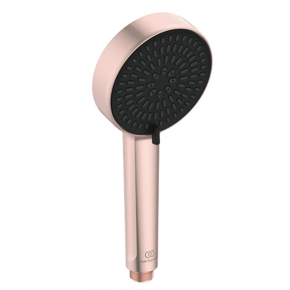 Idealrain Alu+ 2-функционален ръчен душ Ø100 mm, цвят розе, Ideal Standart, BD580RO