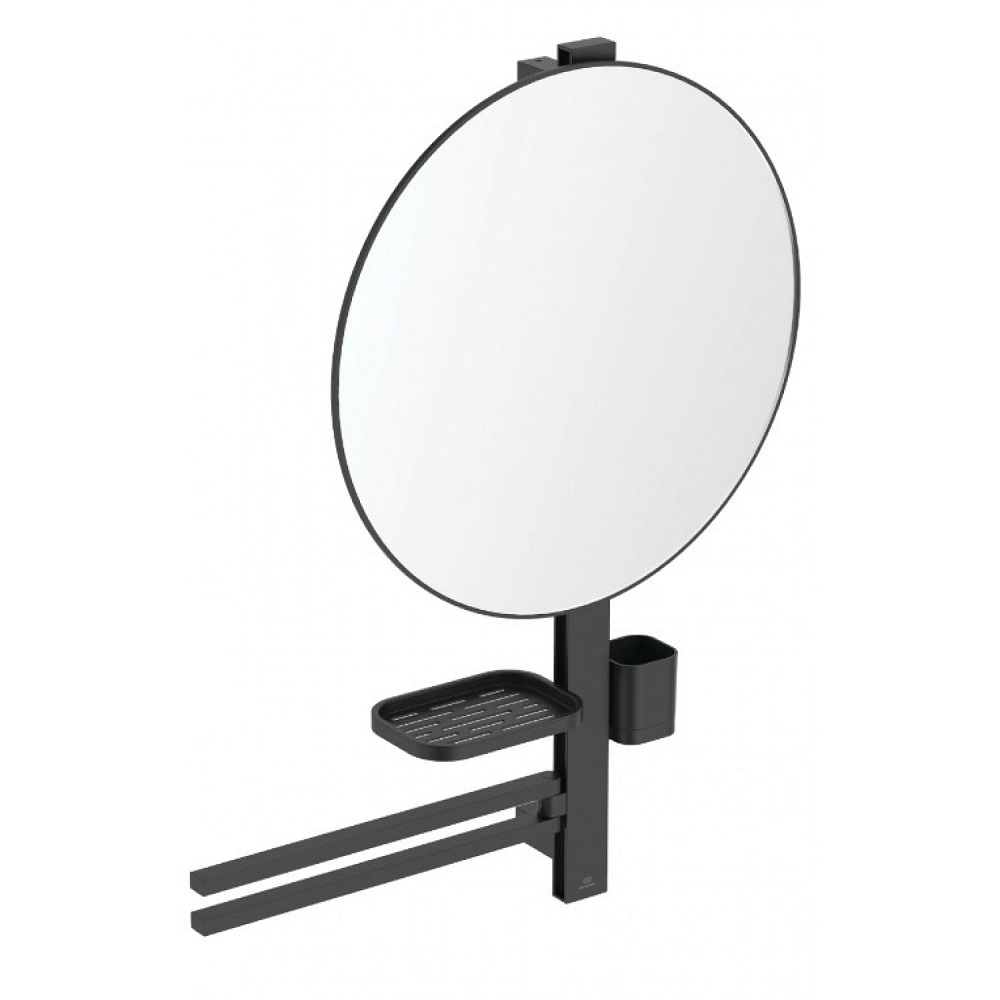 Окачване 800 mm с аксесоари, черен мат, Ideal Standart, BD587XG