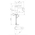 Смесител за умивалник H100 BlueStart®, Cerafine O Nuovo, Ideal Standart, BD768XG