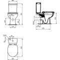 Моноблок със задно оттичане, IDEAL STANDARD CONNECT CLASSIC E804801