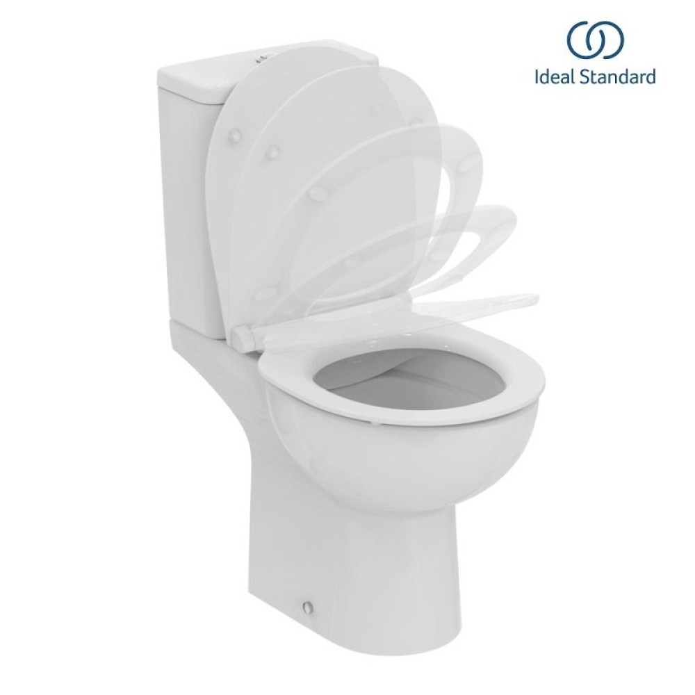 Моноблок  RimLS+ с комбинирано оттичане бял IDEAL STANDARD EUROVIT W007501