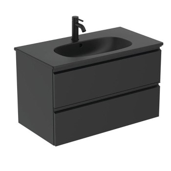 Шкаф с мивка 80 cm с две чекмеджета,плавно затваряне,мивка 83 cm, Ideal Standart,T0051ZT, T3509V3