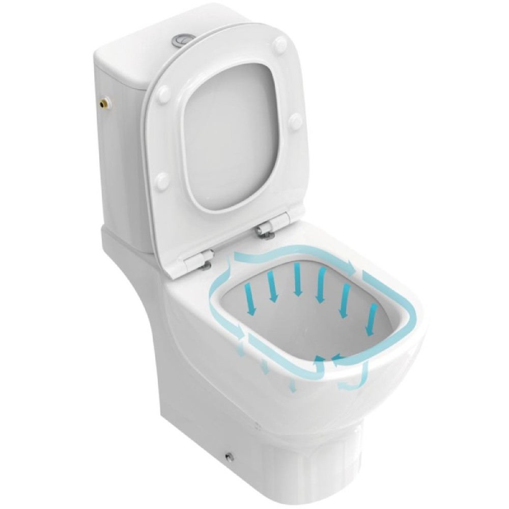 Моноблок с комбинирано оттичане, AQUABLADE IDEAL STANDARD TESI T033601