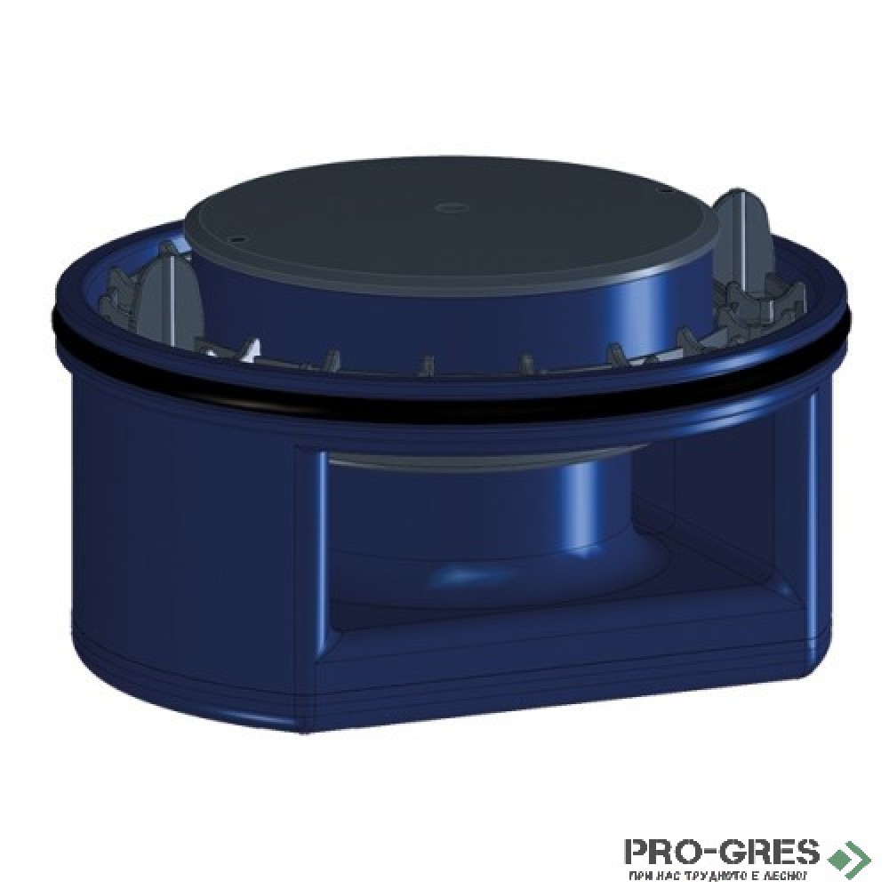 Подов сифон 121х121мм PRIMUS BLUE HL90PRBLUE