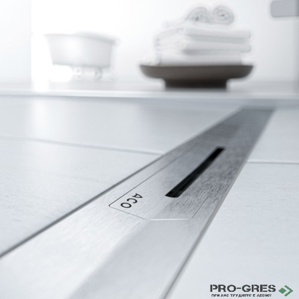 Линеен сифон ф50мм, 90-120см ACO SHOWERDRAIN S+ PLATE