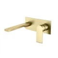 Едноръкохватков смесител за вграждане, драскано злато/brushed gold  AQG Alpha One 01ALC170OC