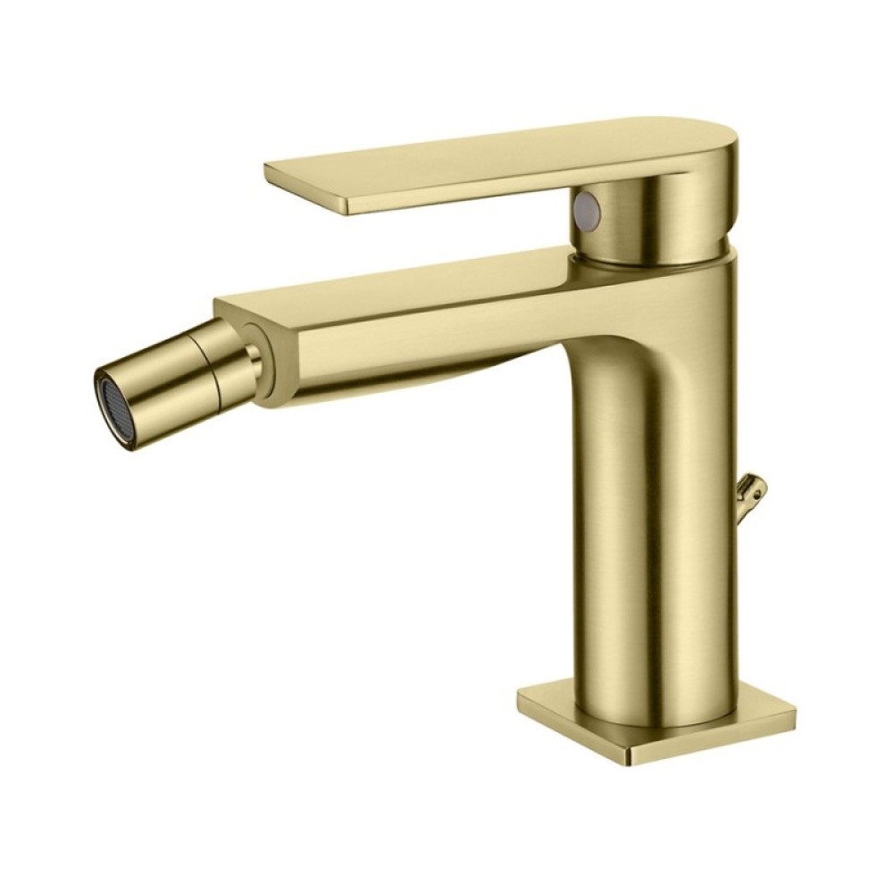 Едноръкохватков смесител за биде, драскано злато/brushed gold AQG Alpha 01ALP200OC
