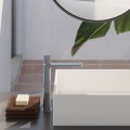 Едноръкохватков смесител за мивка купа, хром AQG QB 01QBE120CR