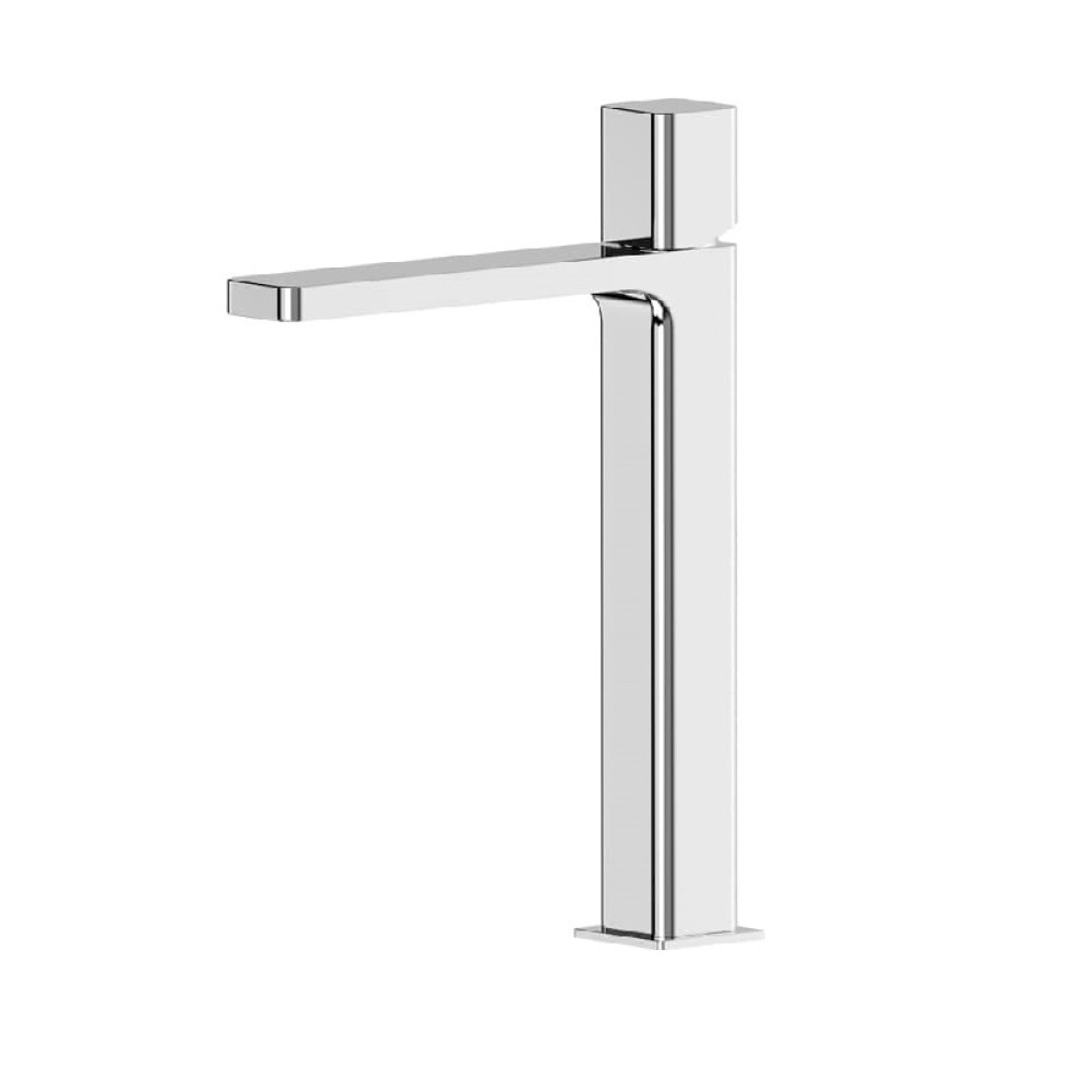 Едноръкохватков смесител за мивка купа, хром AQG QB 01QBE120CR