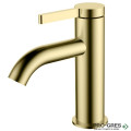 Смесител за мивка драскано злато AQG Urban Flow 01URF100OC