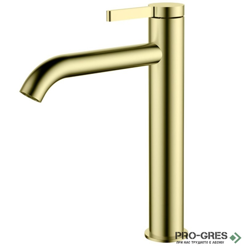 Смесител за мивка купа драскано злато AQG Urban Flow 01URF120OC Смесител за мивка купа драскано злато AQG Urban Flow 01URF120OC