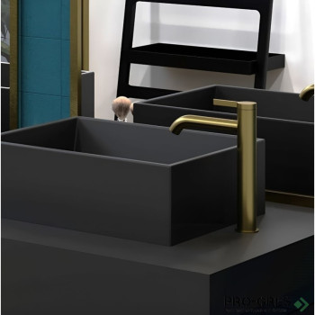 Смесител за мивка купа драскано злато AQG Urban Flow 01URF120OC Смесител за мивка купа драскано злато AQG Urban Flow 01URF120OC