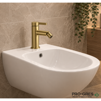 Смесител за биде драскано злато AQG Urban Flow 01URF200OC Смесител за биде драскано злато AQG Urban Flow 01URF200OC