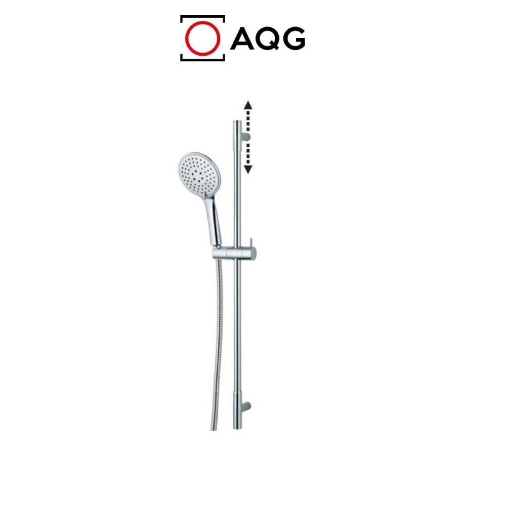 Комплект душ окачване в хром AQG Moon 17MOOF14STE0140