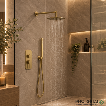 Комплект душ система за вграждане драскано злато AQG KIT URBAN FLOW ER236 OC 19URFER23609 Комплект душ система за вграждане драскано злато AQG KIT URBAN FLOW ER236 OC 19URFER23609