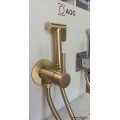 Хигиенен душ за вграждане Драскано/злато Brushed Gold AQG TAUS 34TAU0010920