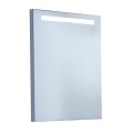 Огледало за баня с LED осветлние и PVC рамка,бяло,Balance ARVIPO