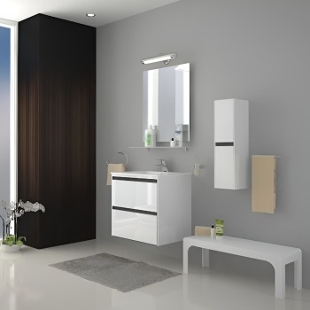 Долен шкаф за баня Beranjena 55x45х63см,бял/опция цвят по RAL, PVC две чекмеджета AR055F Arvipo Долен шкаф за баня Beranjena 55x45х63см,бял/опция цвят по RAL, PVC две чекмеджета AR055F Arvipo