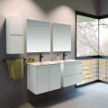Долен шкаф за баня Beranjena 55x45х63см,бял/опция цвят по RAL, PVC две врати AR055F2 Arvipo