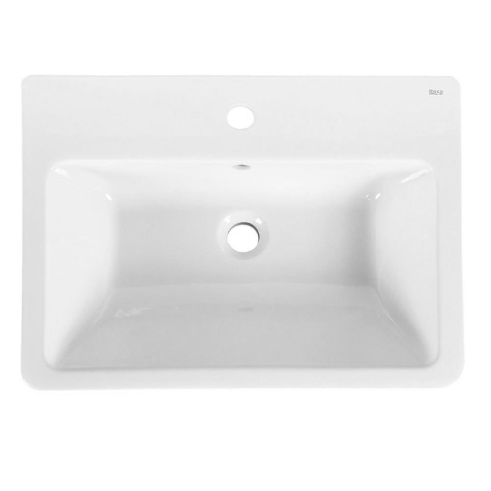 Долен шкаф за баня с мивка Roca Caserta 50-55-60x45х63см,бял/опция цвят по RAL, PVC две врати AR 105 R2 Arvipo