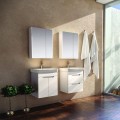 Долен шкаф за баня с мивка Roca Caserta 50-55-60x45х63см,бял/опция цвят по RAL, PVC две врати AR 105 R2 Arvipo