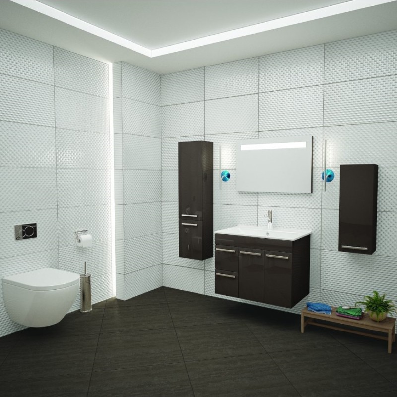 Огледало за баня с LED осветлeние 75x5x50см ELEGANCE ARVIPO
