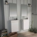 Долен шкаф за баня с мивка LARA ,бял/опция цвят по RAL, PVC ISIK Arvipo AR740F