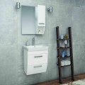 Горен Шкаф ,PVC бял/опция цвят по RAL,oгледално и колона ROND Arvipo AR155М