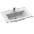 Долен шкаф за баня Soft 55x38х55см,бял/опция цвят по RAL, PVC две чекмеджета Arte Arvipo