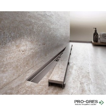 Линеен сифонс с решетка за вгр. настилка,H70мм ALCA MARBLE APZ115