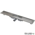 Линеен сифон за баня, решетка бяло стъкло ALCA PROFESSIONAL APZ106/GL1200