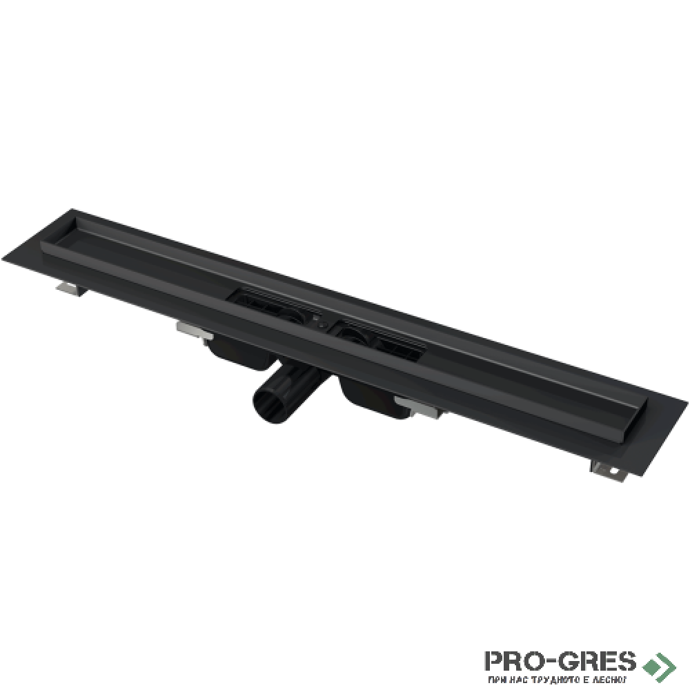 Линеен сифон за баня ALCA PURE APZ101BLACK-650/PURE