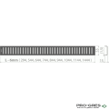 Линеен сифон за баня ALCA PURE APZ101BLACK-650/PURE