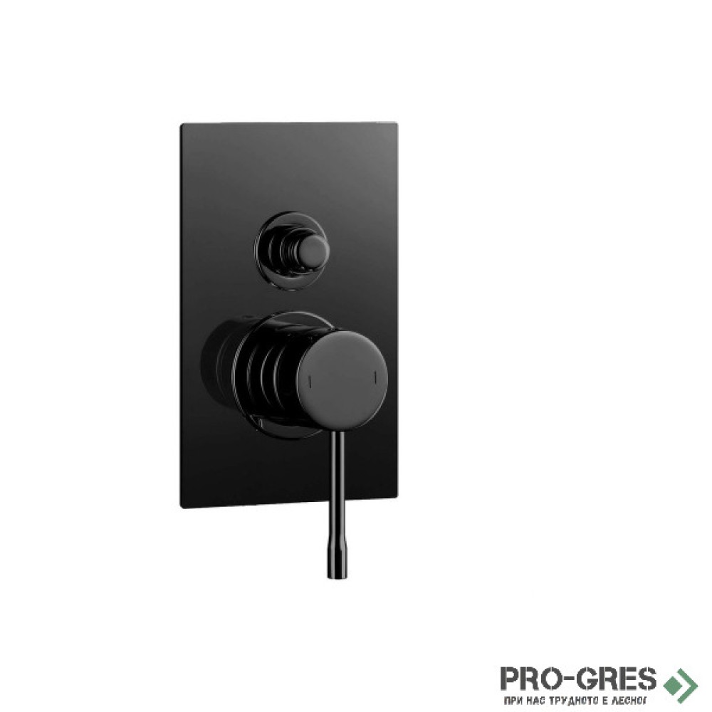 Система за вграждане с пита и душ, черен мат, Alpi, Blue Black, sdr8+bdr1.mbBU85863NE