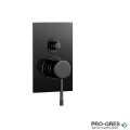 Система за вграждане с пита и душ, черен мат, Alpi, Blue Black, sdr8+bdr1.mbBU85863NE