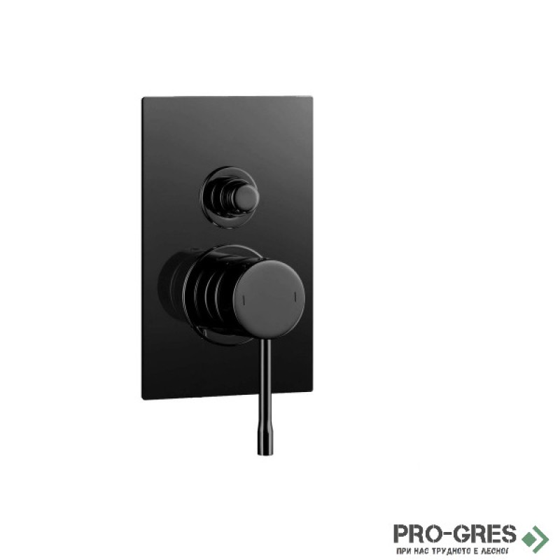 Система за вграждане с пита и душ, черен мат, Alpi, Blue Black, sdr8+bdr1.mbBU85863NE