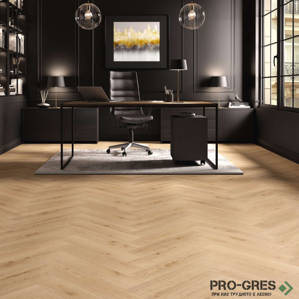 Ламиниран паркет Alsafloor Liberte Herringbone 4V 612 Нашвил 10мм / 33 клас 4V
