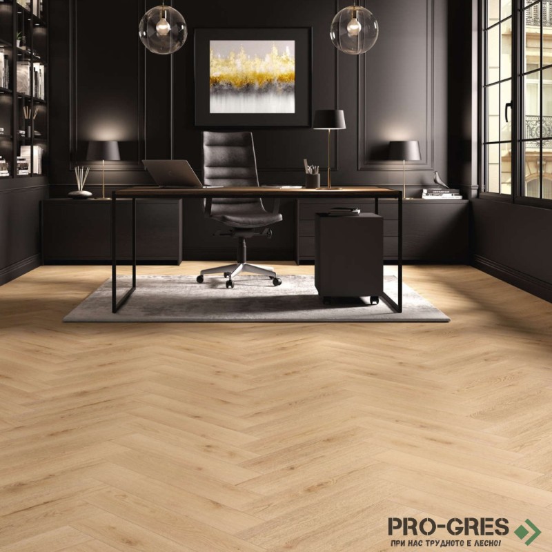 Ламиниран паркет Alsafloor Liberte Herringbone 4V 612 Нашвил 10мм / 33 клас 4V