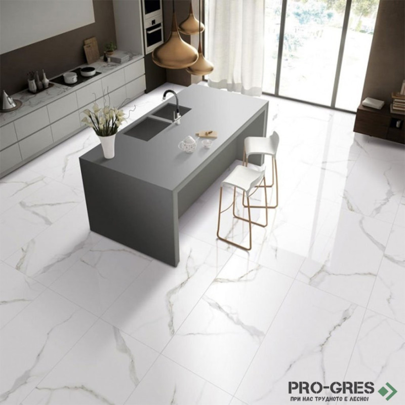 Плочки за баня гранитогрес Anka Classic Carrara
