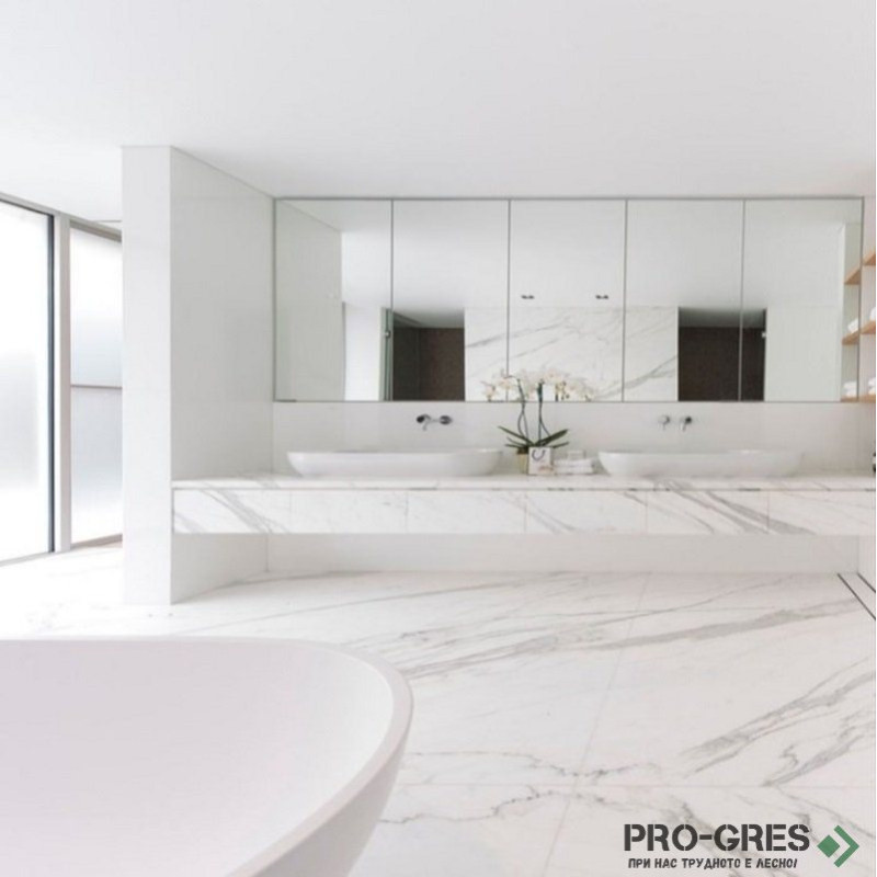 Плочки за баня гранитогрес Anka Classic Carrara
