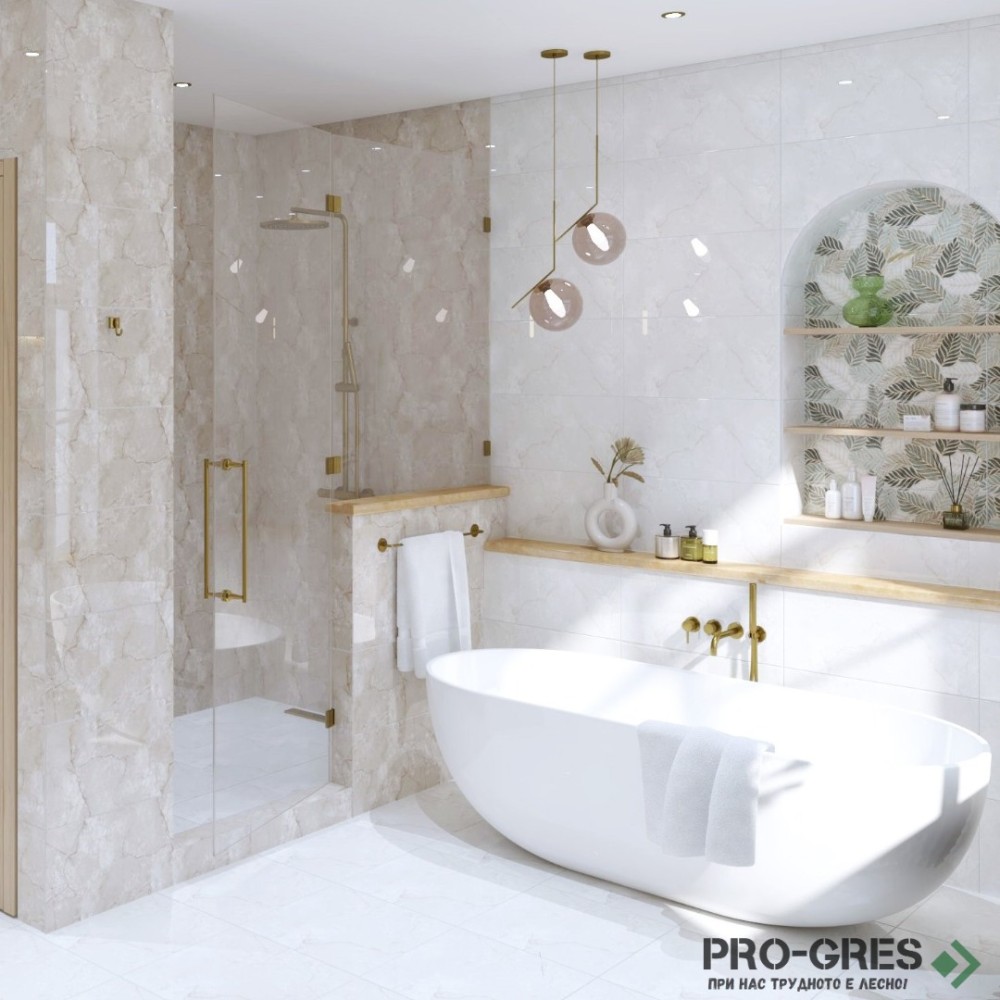 Гранитогрес Anka Asel White 45x45