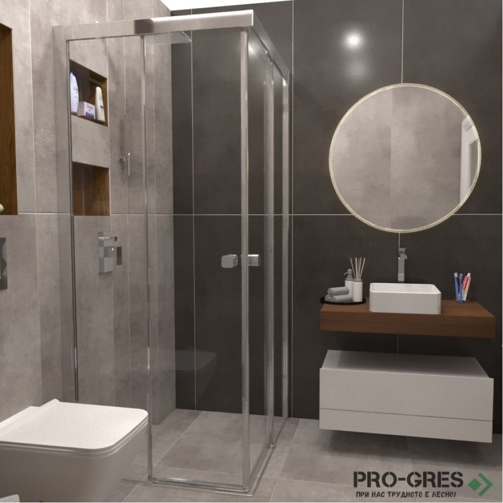 Гранитогрес матиран 60×120 Tuval Antracite