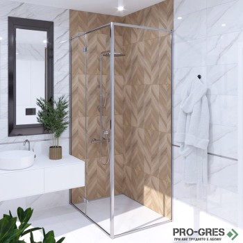 Плочки за баня Cifre Caspio White Brillo 30×60 см