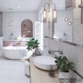 Плочки за баня Argenta Lisbon White/Clay 30×75см Плочки за баня Argenta Lisbon White/Clay 30×75см