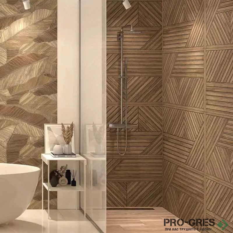 Фаянс Studio Laths Walnut 60x120